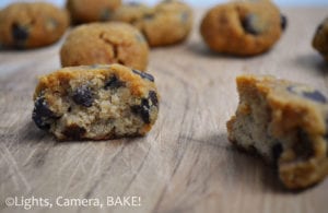 Paleo Chocolate Chip Cookies - A healthy - grain free, gluten free, dairy free, refined sugar free - twist on the traditional treat. Click the photo for the #recipe . #Paleo #Cookies