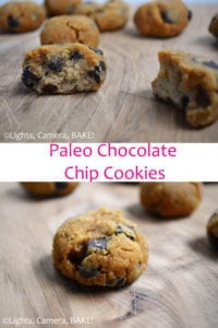 Paleo Chocolate Chip Cookies - A healthy - grain free, gluten free, dairy free, refined sugar free - twist on the traditional treat. Click the photo for the #recipe . #Paleo #Cookies