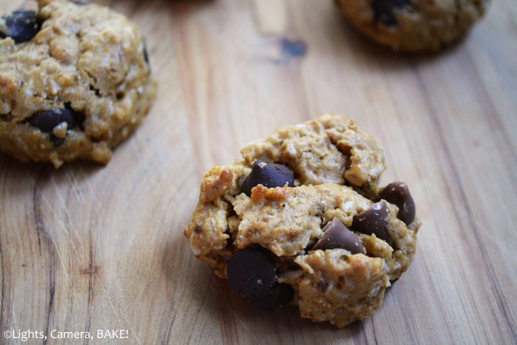 Healthy Peanut Chocolate Chip Cookies (Vegan, Wheat Free, Refined Sugar