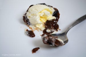 Salted Caramel Lava Cakes are a soft, rich chocolate cake with a melting chocolate and salted caramel center. These are oh so decadent, indulgent and a must try! I promise lava cakes are easy to make. #chocolatelavacakes #lavacake #saltedcaramellavacakes