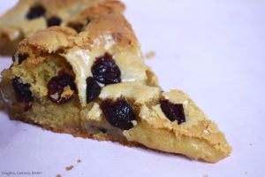 My Cranberry and Macadamia Blondies recipe is an ooey gooey white chocolate blondie filled with dried cranberries for a burst of sweetness and macadamias for a melting crunch. #cranberry #whitechocolate #whitechocolateblonides #cranberryblonides #macadamiacookies #macadamiablonides #cranberrywhitechocolatecookies