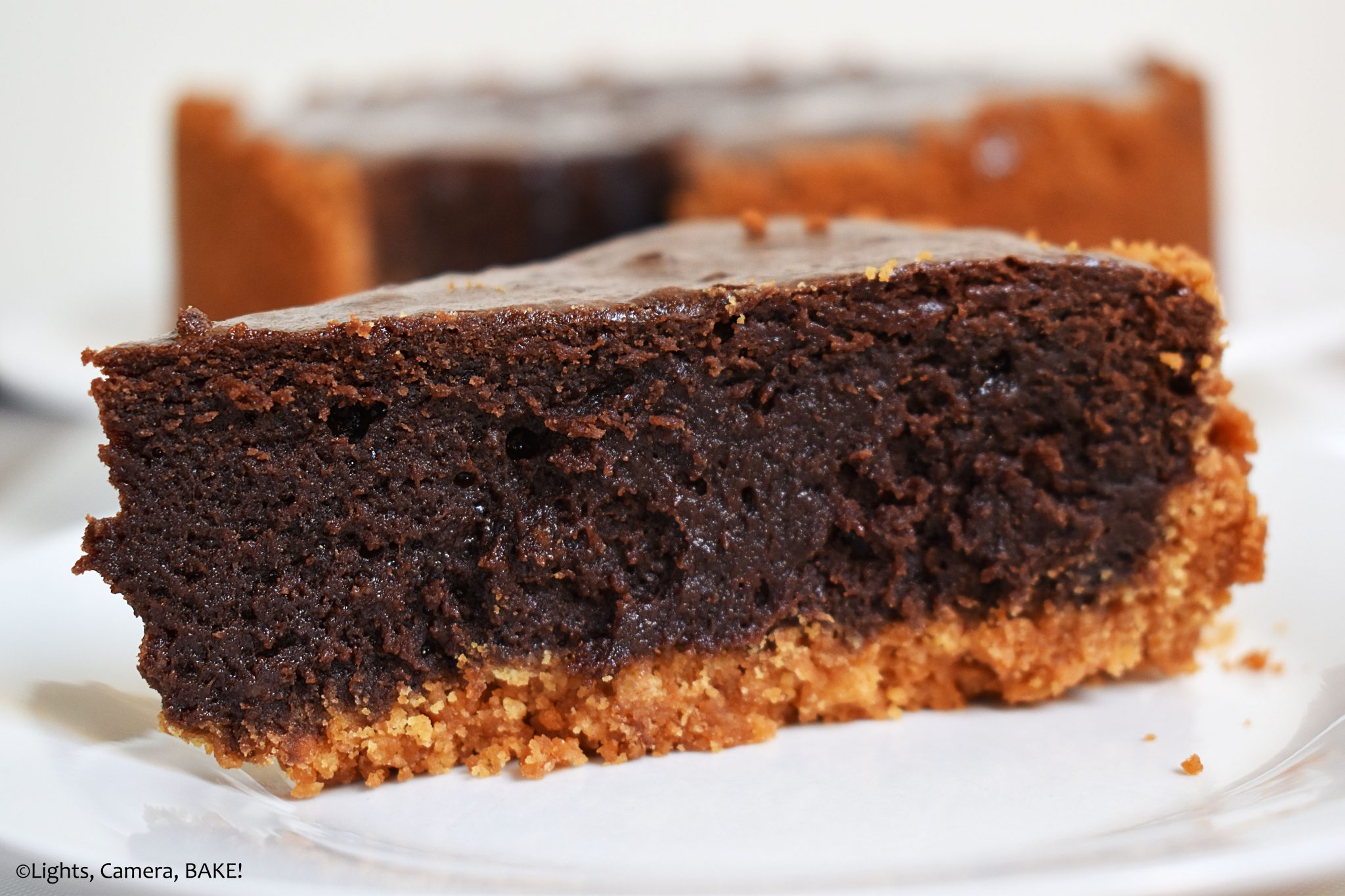 Condensed Milk Brownie Pie Lights, Camera, BAKE!